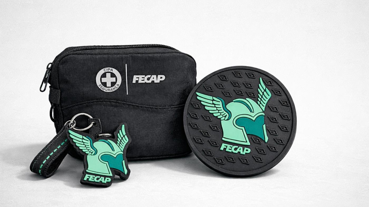 Produtos personalizados do projeto FECAP